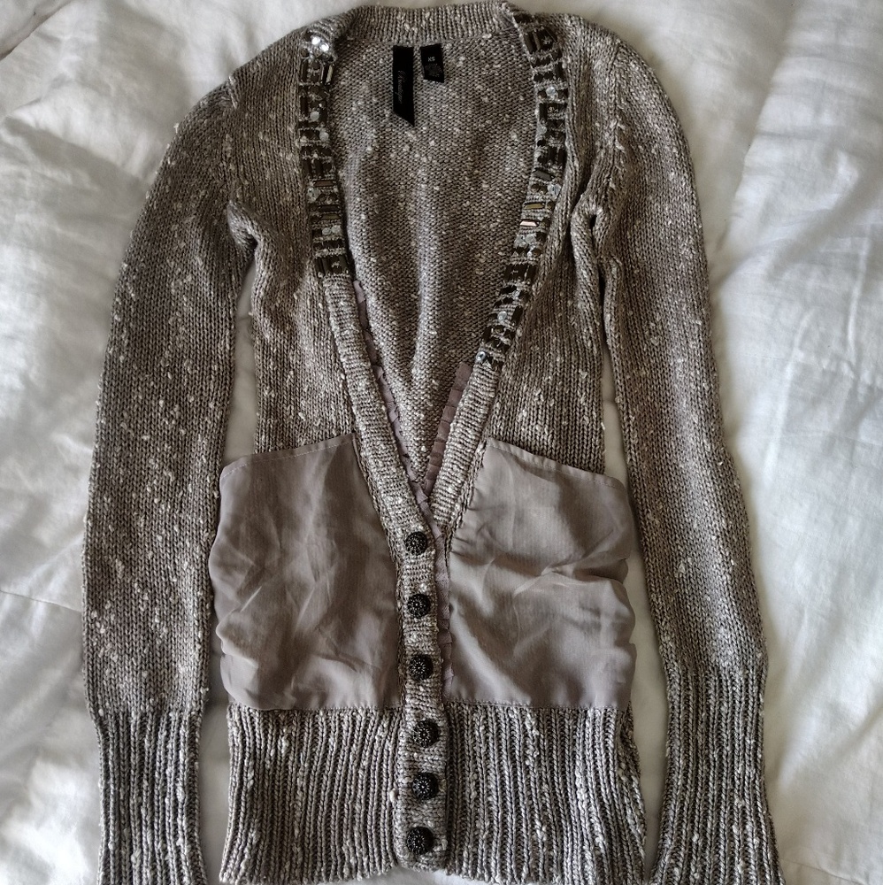 Boutique button up sweater
